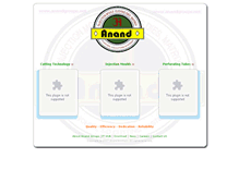 Tablet Screenshot of anandgroups.net